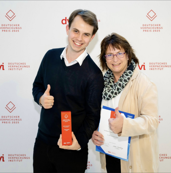 Und plötzlich hält man den Deutschen Verpackungspreis in den Händen … ✨0